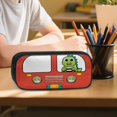 thumbnail image 6 of DISNIMO Cute Crocodile Printed 3Pcs Kids Backpack for Boys, Fire Engine Print Lightweight School Backpack and Lunch Box Set, Elementary Middle Schoolbag with Pencil Case, Back to School Supplies, 6 of 7