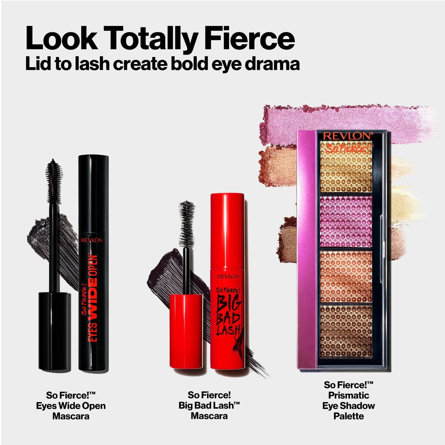 Revlon So Fierce! Eyes Wide Open, Extreme Volume Longwear Mascara, 24hr Wear