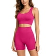 thumbnail image 3 of Yoga Set for Women Push-Up Wireless Sports Yoga Bra Gym Shockproof Comfortable Back Beauty Tank Set High-Intensity Fitness Vest for Running and Yoga M, 3 of 10
