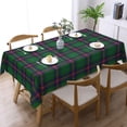 thumbnail image 2 of Rectangle Table Cloth, Clan Young Tartan Plaid Resistant Washable Tablecloth Decorative Table Cover for Dining, Indoor and Outdoor, 2 of 6