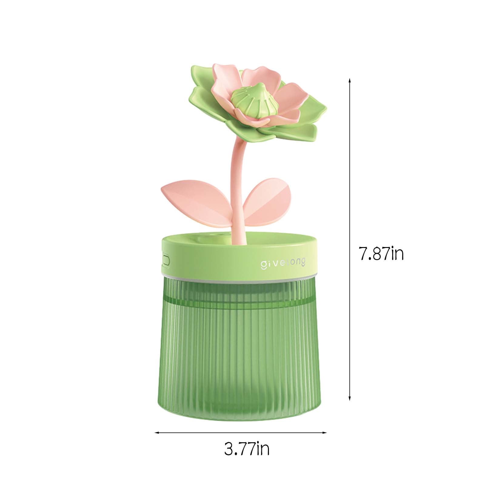 Specollect Clearance 2Pcs Cute Flower Mini Humidifier,Gardenia Desktop Humidifiers for Bedroom,Portable Small Cool Mist Humidification for Home,Baby Nursery,Office & Indoor Plants