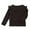 1 Black, variant on Solid Long Sleeve Top, Lightweight Crew Neck Tees, Elegant Lace Detail Blouse (Baby,Little Girls),18-24 Months
