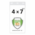 thumbnail image 2 of Bulk 100 Pack - Vertical Oversize 4X7 Inch - Extra Large Credential or Ticket Holder for Pit Passes & Special Events (4 X 7 1/2 Inch Insert) by Specialist ID, 2 of 4