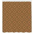 thumbnail image 3 of Ambesonne Kente Pattern Shower Curtain, Brown, 69"Wx70"L, Pale Brown Brown, 3 of 3