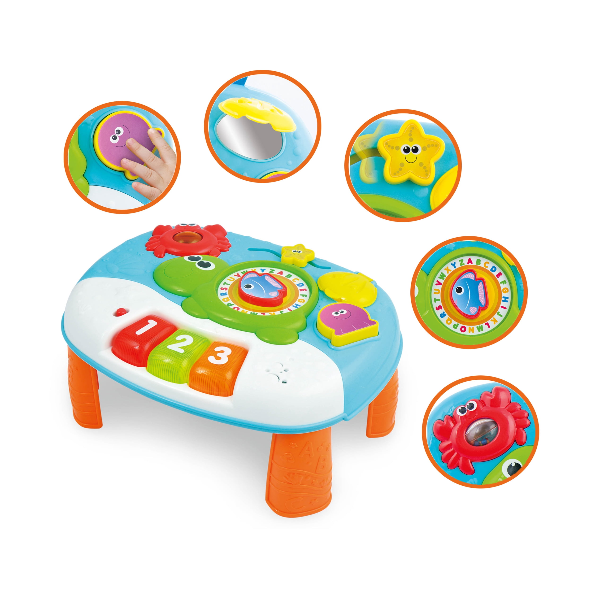 Winfun 2-in-1 Ocean Fun Activity Center for Ages 9 Months and up