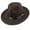 Coffee, variant on Dengjunhu Classic Fedora Hat for Men & Women Wool Felt Wide Brim Hat Retro Wide Brim Floppy Panama Hat