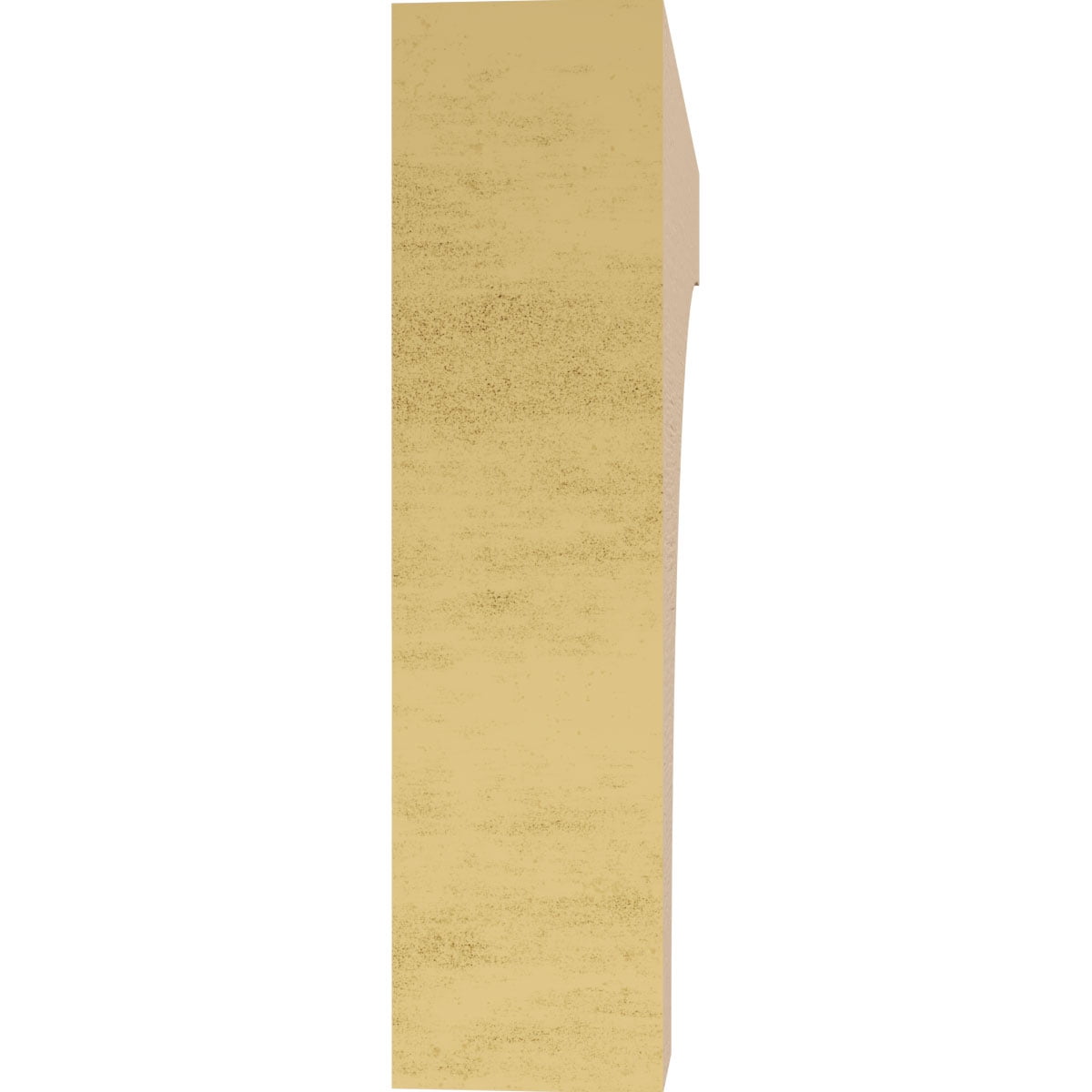 3"W x 12"D x 12"H Thin Helena Rough Cedar Woodgrain TimberThane Corbel, Primed Tan