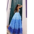 thumbnail image 2 of Women's Nox Anabel C1420 Ruffled Ombre Prom 2026 Ball Gown Periwinkle A Soft, Light Shade of Blue Size 0, 2 of 3