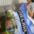 thumbnail image 3 of Minecraft - Minecraft anti-pilling, suave, ligera, esponjosa y acogedora de lujo para hogar y cocina – Perfecta para niños y adultos,120X180cm, 3 of 6