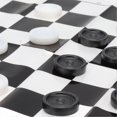 thumbnail image 2 of Jeu de dames empilables en plastique noir et blanc, jeu de dames avec boîte transparente, pour les enfants de 3 ans et plus, 2 of 4