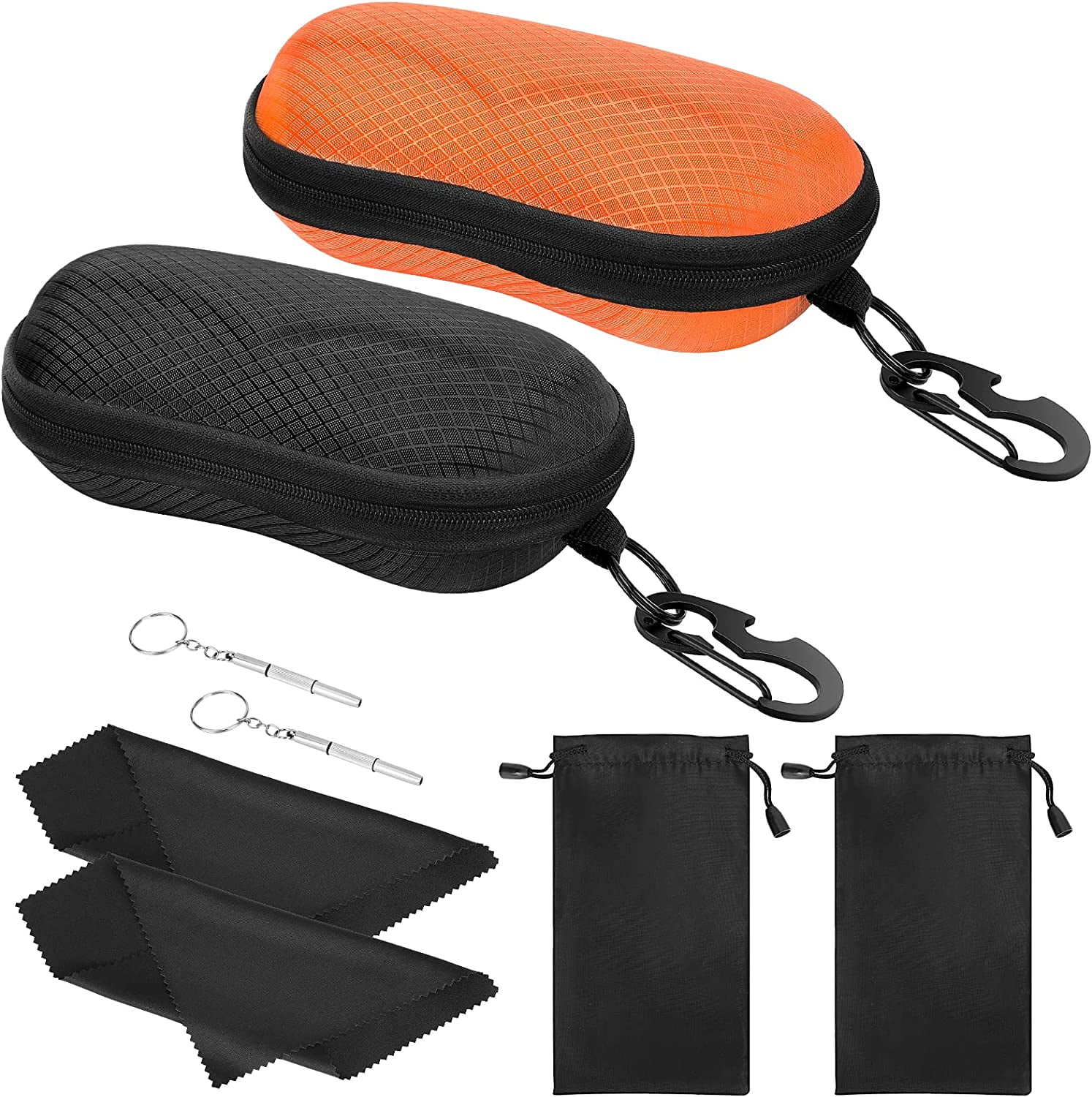 EVA Semi Hard Shell Sunglasses Case. Unisex Protective Eyeglass Case