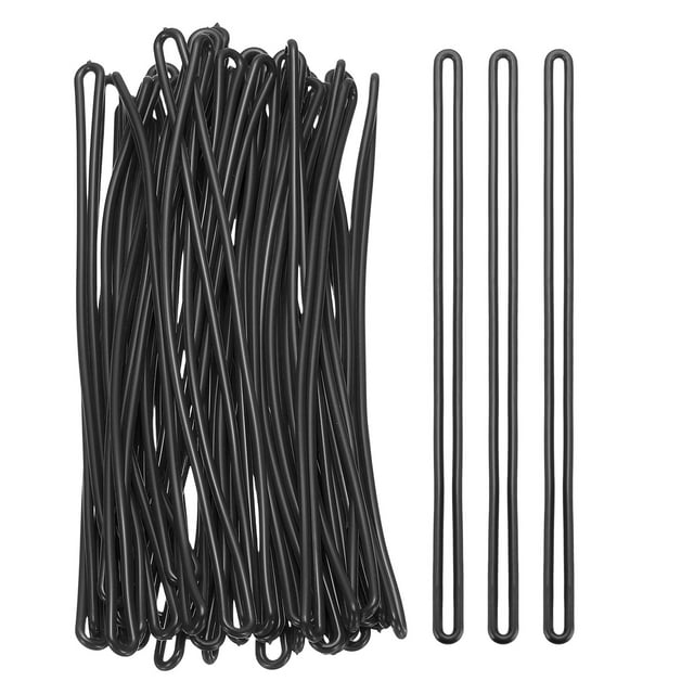 Uxcell Luggage Tag Loops, Luggage Straps Worm Loops Fitting For Bag Tags - Suitcase Label - ID Card Black