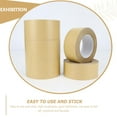 thumbnail image 5 of Kraft Paper Tape for Packaging Use with Excellent Adhesion and Tensile Strength 2 Rolls, 5 of 6