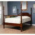 thumbnail image 4 of Niagara Furniture Queen Poster Bed with Hand Carved Pineapple Topped Posts, Mahogany, 4 of 11