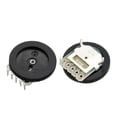 thumbnail image 4 of Uxcell 1K Ohm Dial Wheel Potentiometer for Audio Stereo Volume Control 16x2mm, 4Pcs, 4 of 4