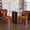 Orange, variant on AFO Mid Century Modern Dining Chairs Set of 2 Chenille Fabric Upholstered Kitchen Side Chair Solid Rubberwood Legs, Blue