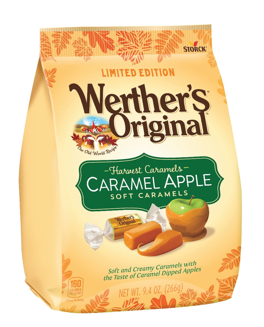 Storck Werther's Originals Harvest Caramels Caramel Apple Soft Caramel