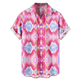 thumbnail image 2 of Adult Shirt Traditional Pattern Print Cool Soft Animation Paint Bowling Shirts for Young People for Sports and Travel, 2 of 13