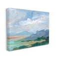 thumbnail image 3 of Ocean Cliffs Abstract Landscape Landscape Painting Gallery Wrapped Canvas Print Wall Art, 3 of 7