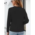 thumbnail image 2 of Solid Simple Blazer, Casual Open Front Long Sleeve Work Outerwear, Women's Clothing, 2 of 3