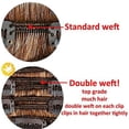 thumbnail image 4 of LELINTA 24" Curly Wave Clips in Synthetic Hair Extensions Hair pieces for Women double double weft 7 piece full head, 4 of 8