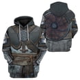 thumbnail image 2 of Sudadera con capucha holgada informal estilo vikingo para Cosplay, suéter de manga larga de otoño, Tops con cremallera, sudaderas para mujeres y hombres07SG Deng Xun unisex, 2 of 2