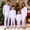 Light Purple, variant on Family Christmas Pajamas Matching Sets Long Sleeve Zip up Holiday Nightwear Christmas Pajama Set Family