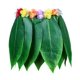 thumbnail image 2 of Fortuning'S Jds Conjunto de disfraz de guirnalda de faldas de hierba con flores hawaianas para niños y niñas (5 unidades), 2 of 5