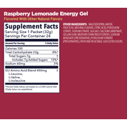 GU Energy Gel, Energy Booster Running Gel, Raspberry Lemonade, 8ct Box