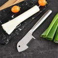 thumbnail image 6 of Stainless Steel Green Onion Slicer, Multi-Blade Kitchen Herb Cutter, Professional Scallion Shredding Tool, Multi Purpose Vegetable Slicer, 1 Pcs, 8.85x1.57", 6 of 6