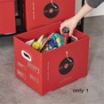 thumbnail image 2 of Folding Cube Organizer Closet Cube Basket with Lid and Handles Storage Container Cube Storage Organizer Box for Home, 2 of 5