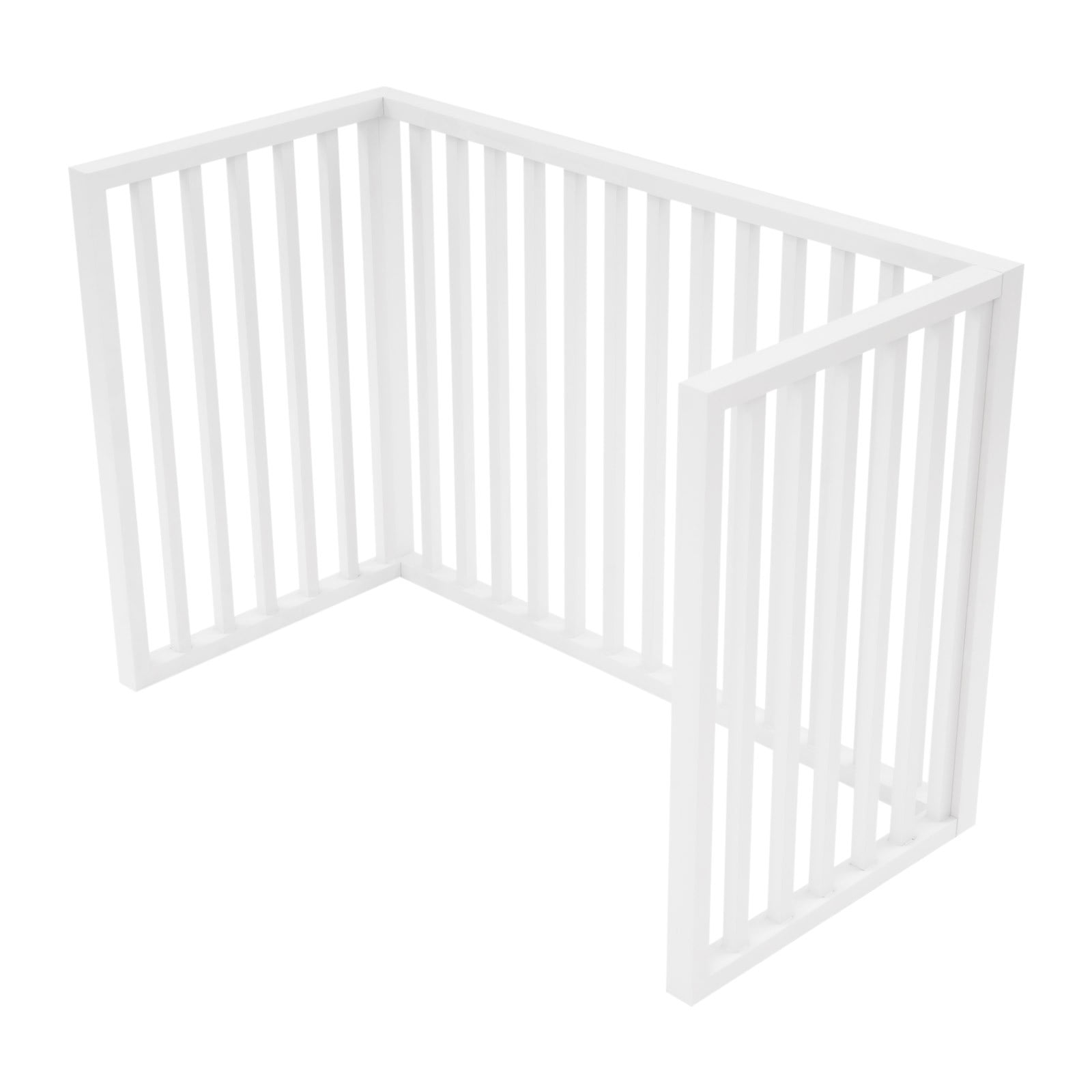 ToppiJoy 1.5P 3 Panels Air Conditioner Fence, Drill-Type Louvered Grille AC Unit Fence Outdoor, for Outdoor Trash Can, Pool Equipment Enclosure Panels White