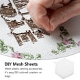 thumbnail image 6 of FOMIYES 10Pcs White Hexagon Mesh Plastic Sheets for Cross-stitch and Yarn Crafting Artists, 6 of 8