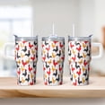 thumbnail image 2 of 20oz Chicken Decor Tumbler with Handle Insulated Travel Mug Cute Birthday Christmas Gift for Chicken Lovers Women Men Cup Holder Friendly Easy to Clean Dishwasher Safe Hot Cold Beverages, 2 of 6