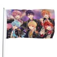 thumbnail image 1 of Príncipe Fresa Bandera impresa con temática, regalo perfecto para fanáticos, amigos y familiares, y adecuada para actividades al aire libre e interiores, decoraciones de fiesta. 90 cm × 150 cm., 1 of 6