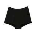 thumbnail image 2 of Fnooota Women's Underwear, 100% Cotton Briefs High Waist Panties Breathable Light Comfort Stretchy Black ,L, 2 of 4