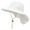 White, variant on Beach Hat Adjustable Beach Hats Wide Brim Summer Upf 50+ Protection Infant Bucket Hat Baby Bonnet S Boys Girls Fashion