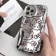 thumbnail image 1 of Funda galvanizada para Iphone, carcasa bonita de Hello Kitty para IPhone 14, 13, 12, 11 Pro Max, XS, XR, 7, 8 Plus, Sanrio, Star Y2k Fivean unisex, 1 of 2