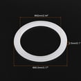 thumbnail image 2 of Uxcell Gasket Seal Coffee Maker White Silicone Ring  62x80.5x2.5mm for 9-Cup Aluminium Coffee Pot, Pack of 3, 2 of 5