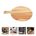 thumbnail image 1 of FUTUREORYY 1Set Acacia Wood Chopping Board for Home and Restaurant Use Round Handle Design for Meats and Vegetables, 1 of 7