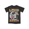thumbnail image 1 of I Need Space Unisex T-Shirt Gothic Alternative Fashion Casual Tees Round Neck Tshirt, 1 of 6