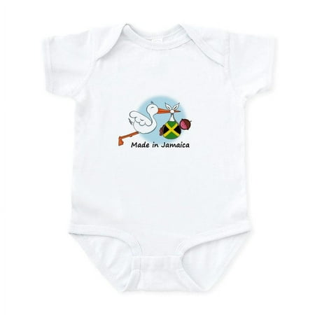 

CafePress - Stork Baby Jamaica Infant Bodysuit - Baby Light Bodysuit Size Newborn - 24 Months