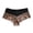 Coffee, variant on Women's Leopard Print Lace Panties Seamless Breif Underwear Breathable Underwear (Coffee, L)