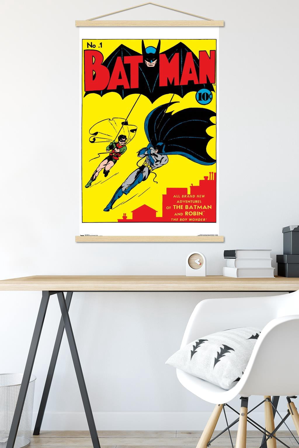 DC Comics Batman - Cover #1 Wall Poster with Magnetic Frame, 22.375" x 34"