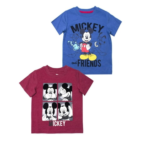- Mickey Mouse Short Sleeve T-Shirt, 2pk (Toddler Boys)