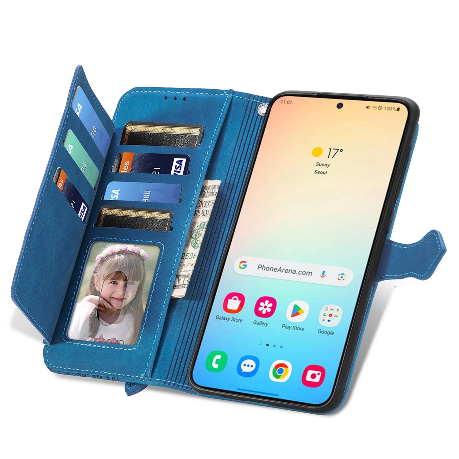 Wallet Multi Card Slot Flip Zipper Leather Case For Samsung Galaxy A55 A35 A25 A15 A05 A05S A14 A24 A34 A54 Phone case