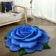 thumbnail image 4 of Alfombras de baño, alfombras para sala de estar, alfombra de área, alfombra de baño, alfombra de flores 3D, alfombra suave, alfombra antideslizante, alfombra para comedor, hogar, dormitorio, alfombra, 4 of 6