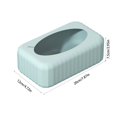 thumbnail image 3 of Wall-Mounted Tissue Box Holder, Adhesive Silicone Storage Box – No Drilling, Large Capacity, Works on Wall or Desktop for Bathroom Kitchen Office Living Room, 3 of 7