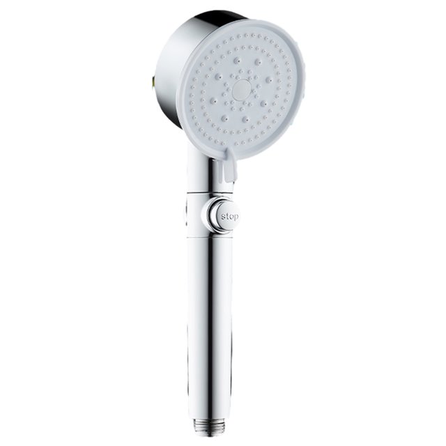 Lksixu Turbo Shower Head Home Bath Shower Nozzle Water Heater Filter Shower ,5 Bathing Modes, One Pressurised Water Stop Function Shower Head. Kitchen Gadgets