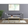 thumbnail image 1 of Safdie & Co. Coffee Table 44L Marble Gold Metal, 1 of 5